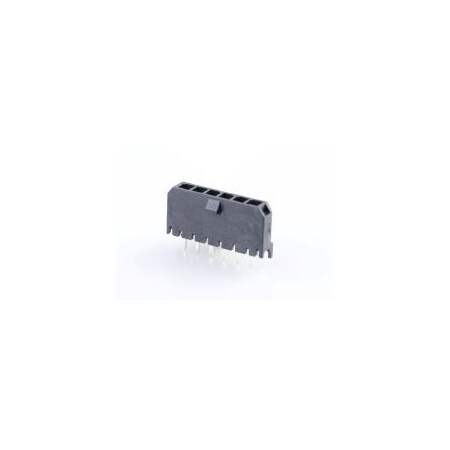 Molex MicroFit 3.0 SR Vert TH Peg 15Au 6Ckt 43650-0628